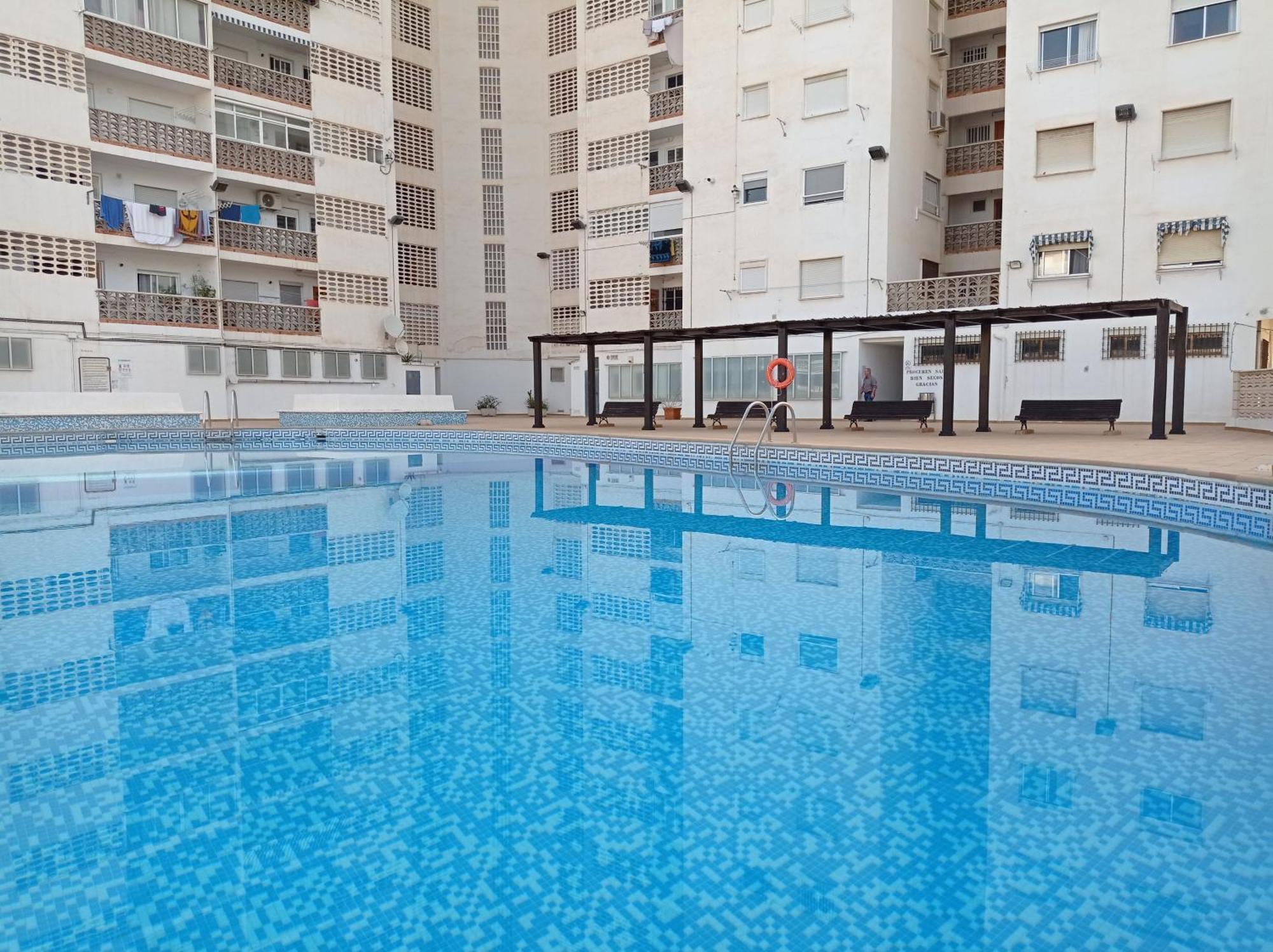 Apartamentos Bonaire 1ª Linea Wifi Solo Familias Serviplaya ガンディア エクステリア 写真